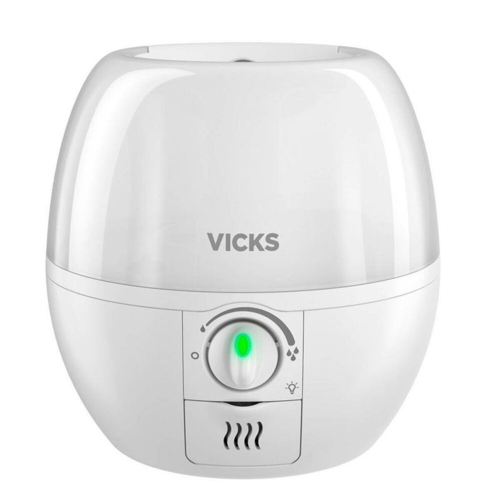 Vicks -  3-in-1 Sleepy Time Humidifier Diffuser Night White